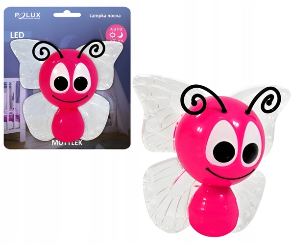 Lampka nocna do kontaktu Polux MOTYLEK
