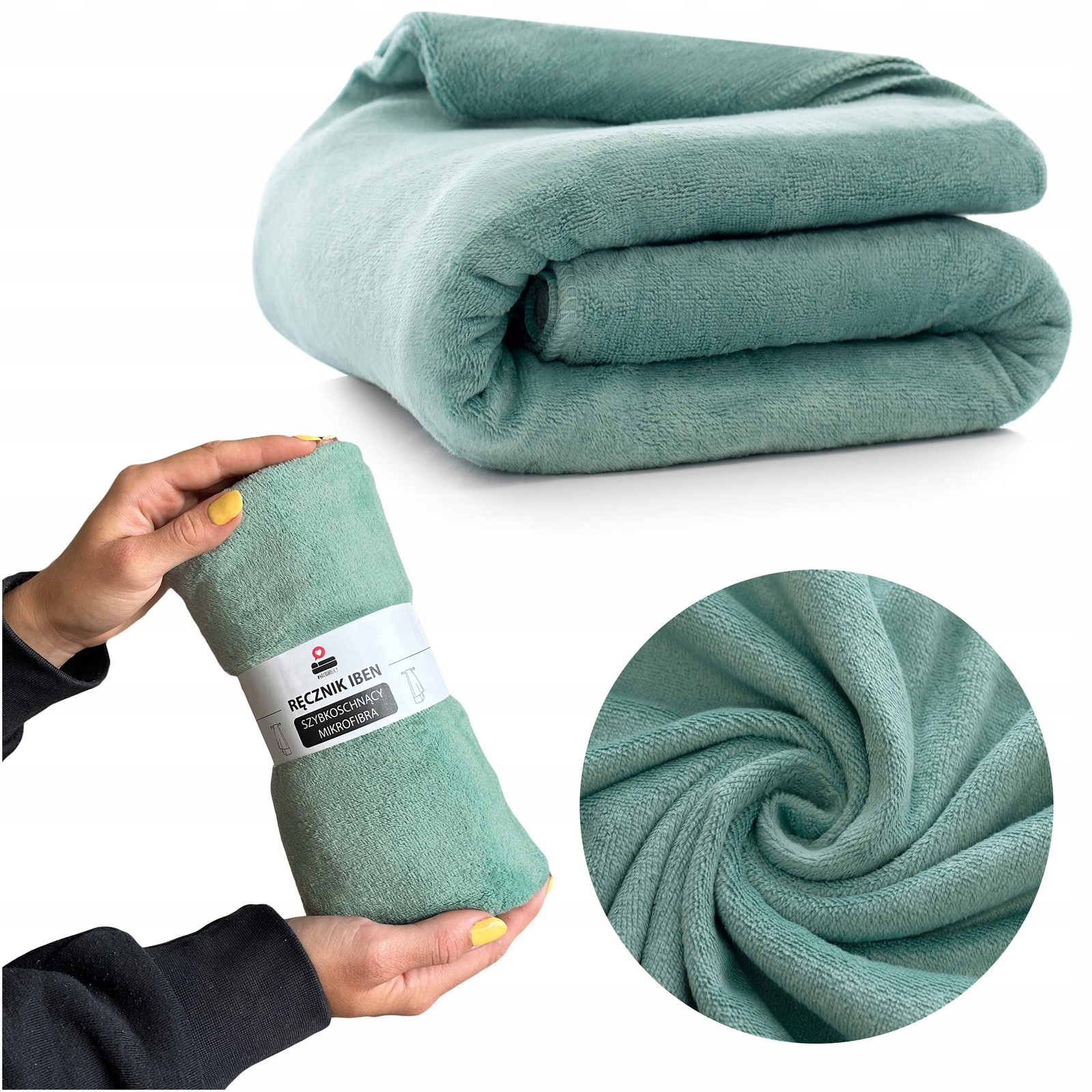 Sada rychleschnoucích ručníků 6x70x140 z mikrovlákna