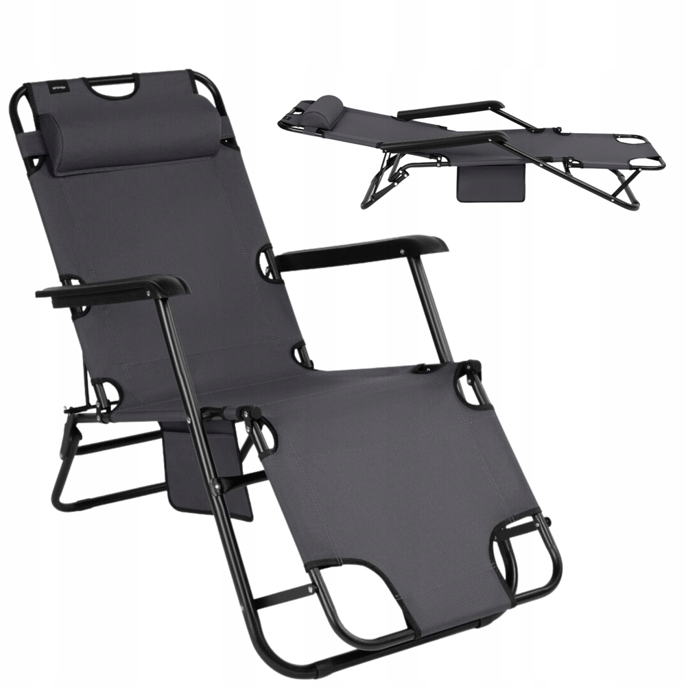 Lehátko Skládací křeslo Turistické Kempingové Zahradní křeslo Spokey