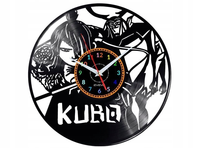 Kubo Dárek Originální dekorace do domu Hodiny z vinylové desky