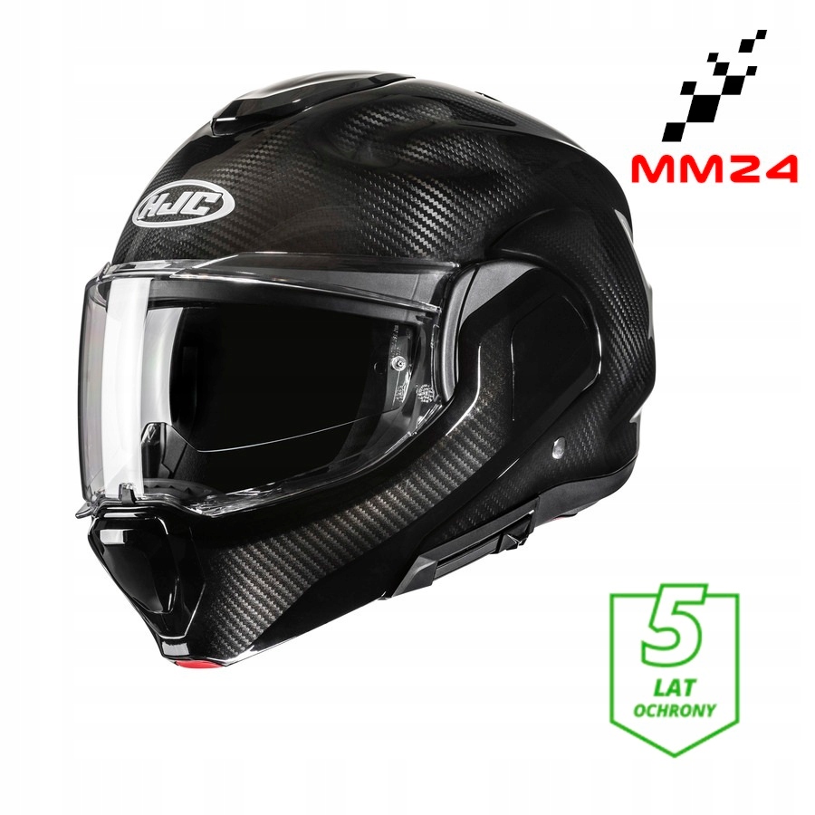 Prilba Hjc F100 Karbonová Lesklá Blenda Pinlock 5-ROČNÁ Ochrana veľ. S