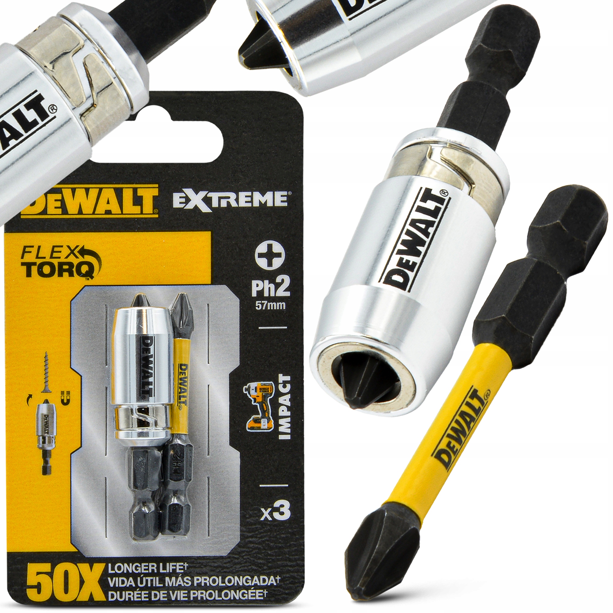 

Dewalt Bity Udarowe Końcówki Uchwyt Magnetyczny Ph
