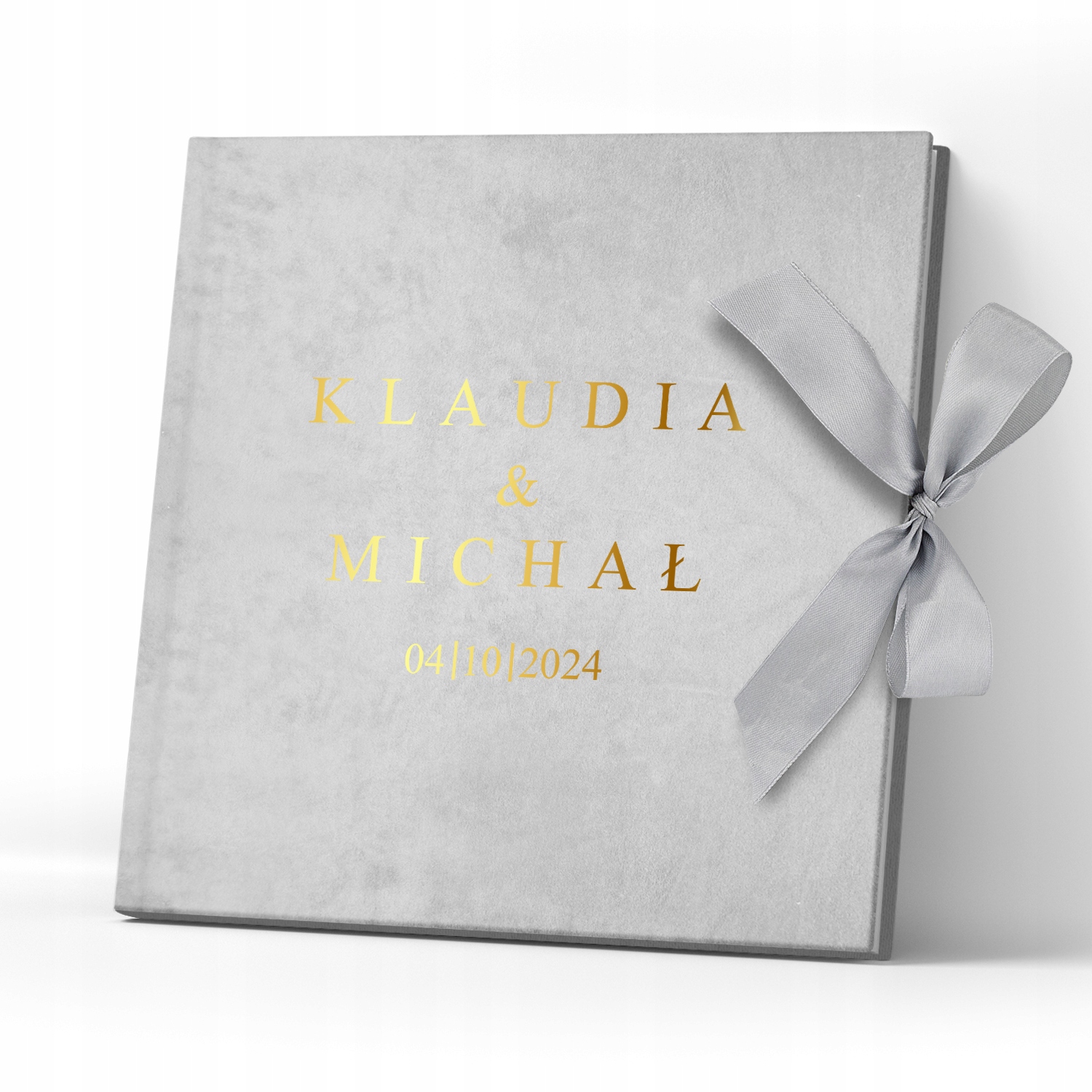 Album na Zdjęcia Nadruk Imion Pamiątka Ślubu od Rodziców dla Młodej Pary
