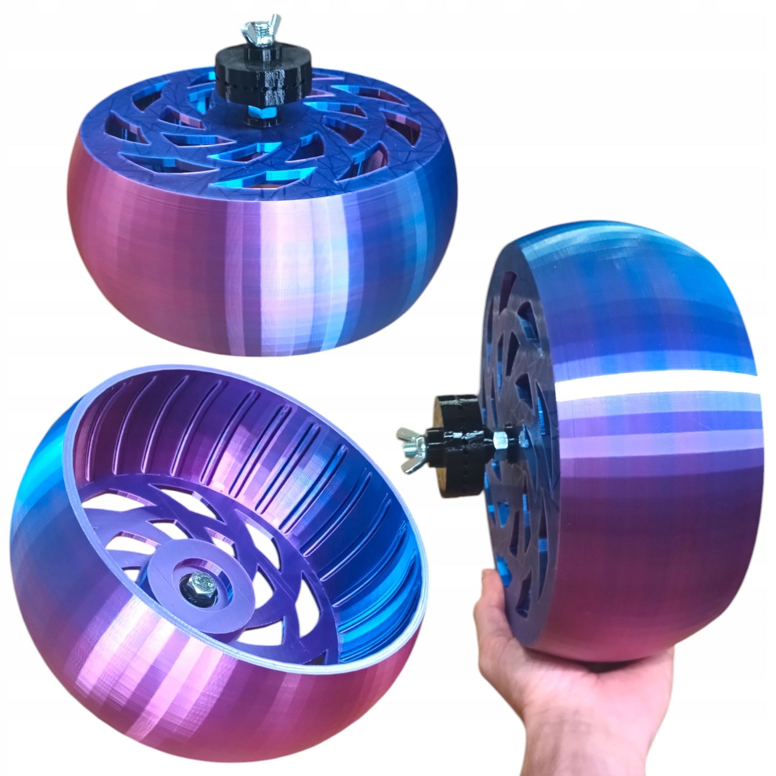 Levně Velký naviják pro křečka 24 cm, ocelový šroub, kolečko, Hračka pro křečka