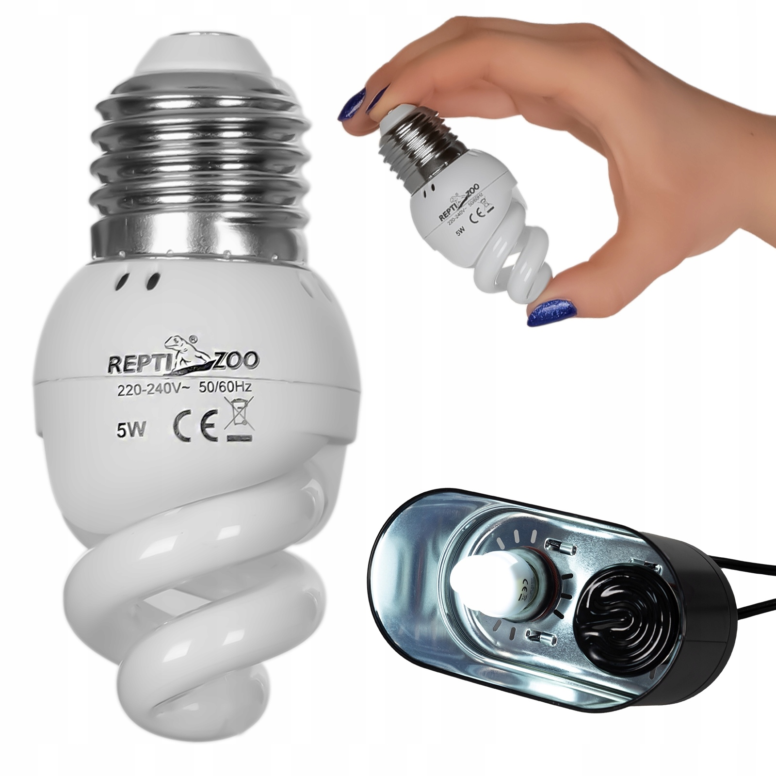 Levně Mini Žárovka Uvb 5.0 5W Do Terária Tropická Pro Tropické Plazy
