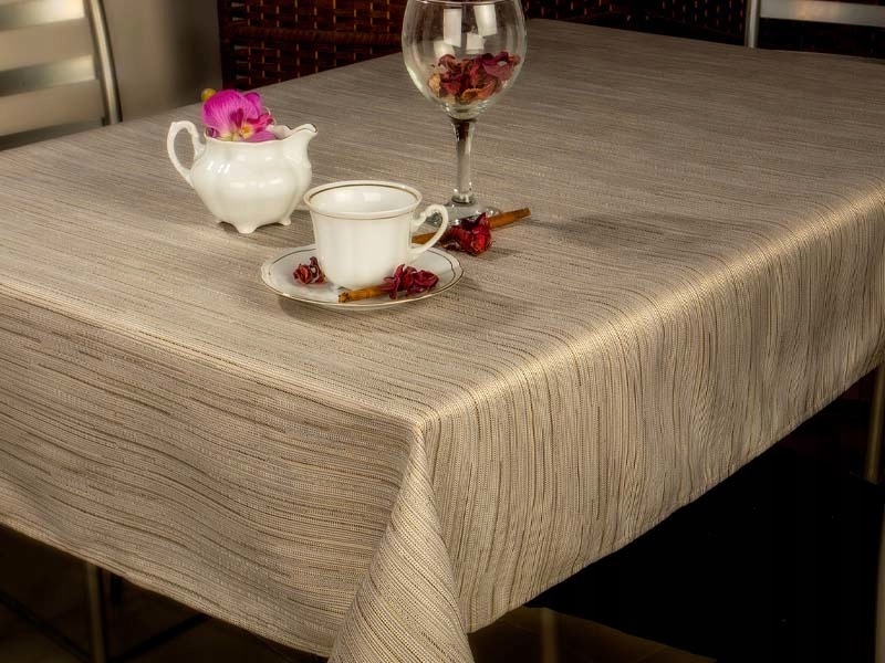 

Bieżnik Serwety Obszywane Złoty Beż 40x120 cm