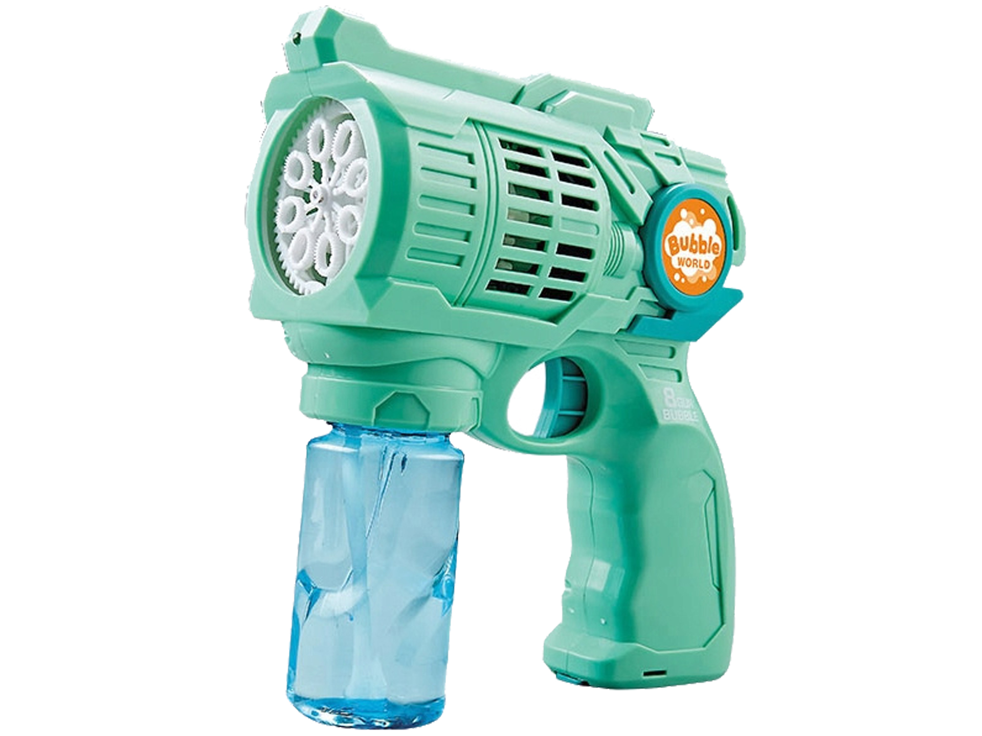 PISTOLET NA BAŃKI + PŁYN Automat do Baniek Mydlanych WYRZUTNIA Bazooka Kod producenta 8887