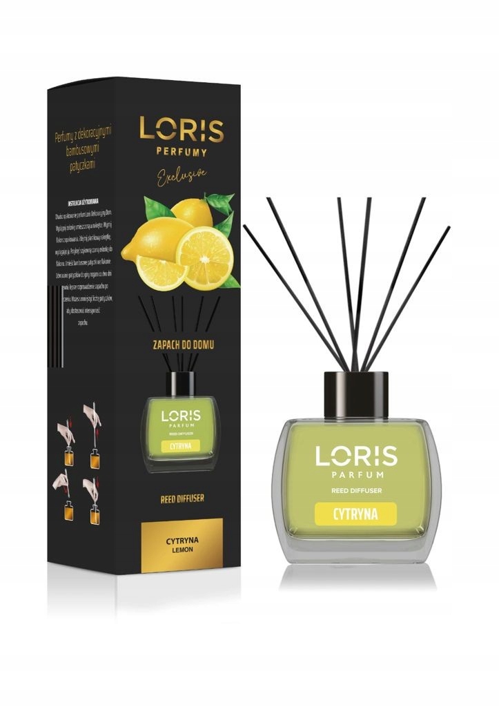 

Odświeżacz powietrza patyczki Loris 120 ml Cytryna