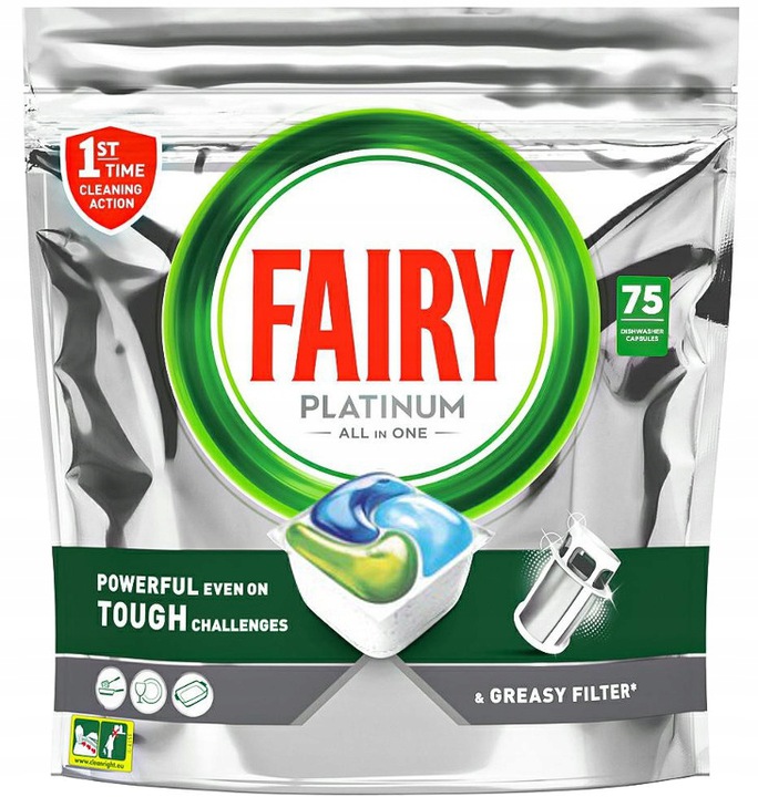Levně Fairy Platinum All-in-1 Kapsle do myčky 75ks