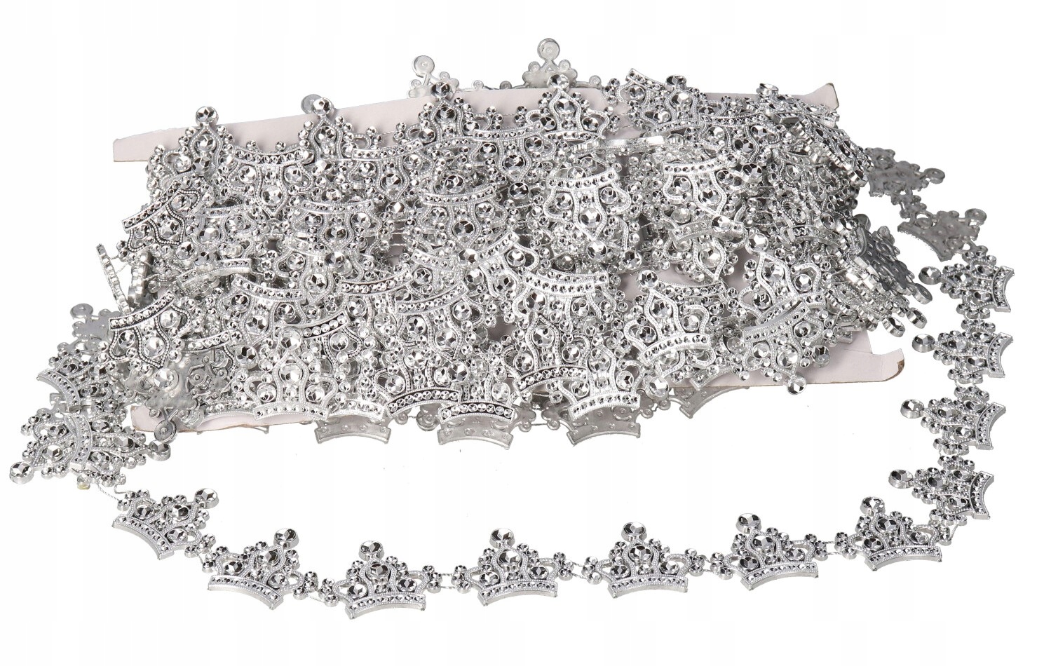 Taśma Cyrkonie Pas Diamentowy Ozdobny 30 MM 10YARD