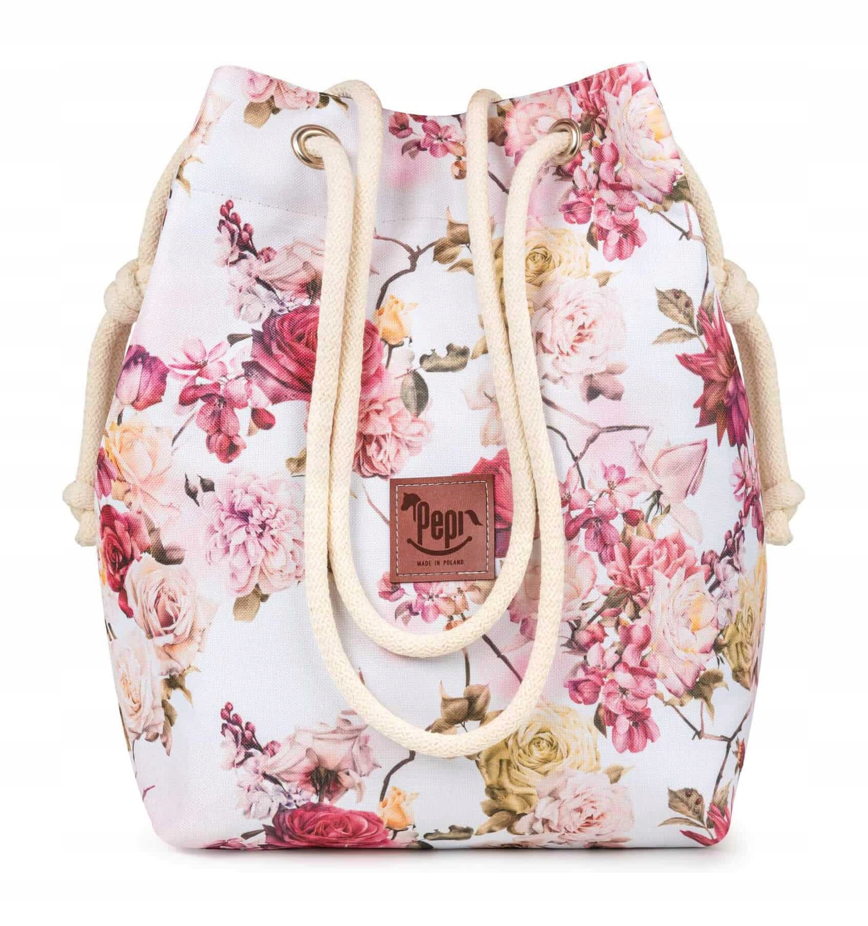 

Pepi Torebka Damska Shopper Torba Podręczna Kwiaty