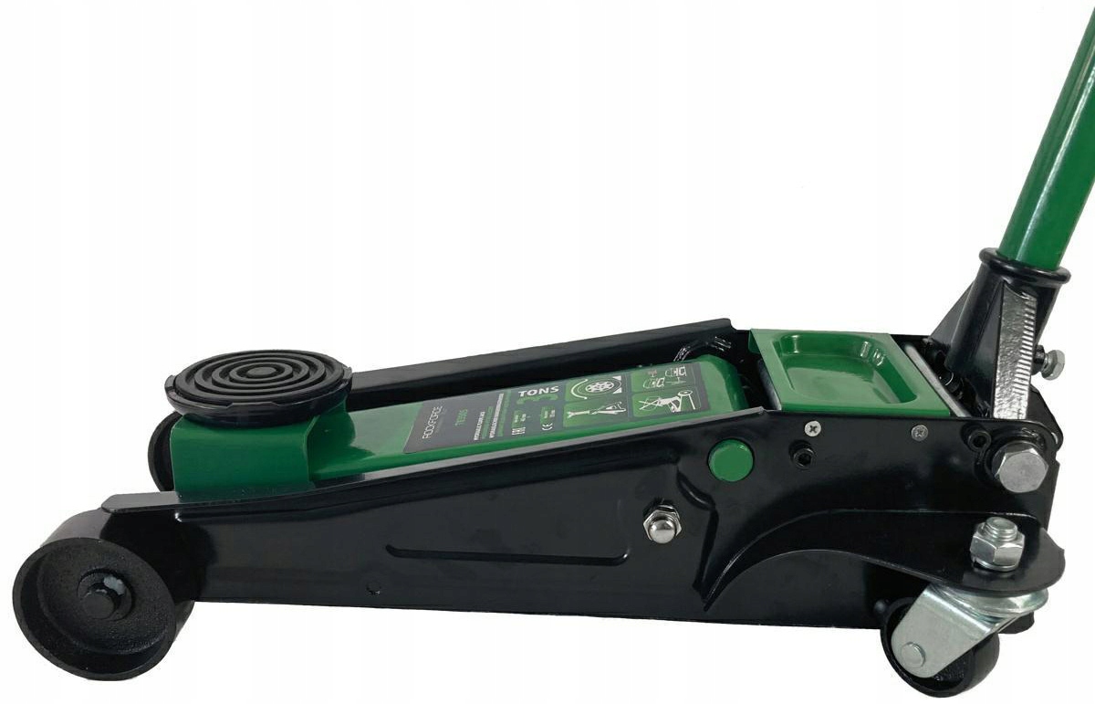 PODNOŚNIK HYDRAULICZNY WARSZTATOWY ŻABA 3T LEWAREK GUMA NISKOPROFILOWY Maksymalna wysokość podnoszenia 465 mm