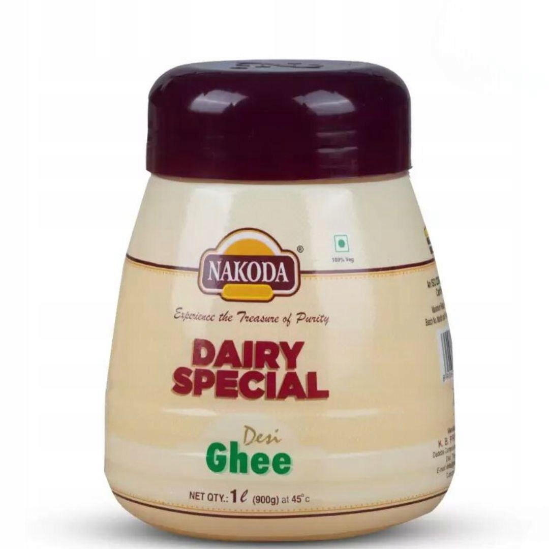 Levně Nakoda Diary Special Desi Ghee indické přepuštěné máslo 1000 ml
