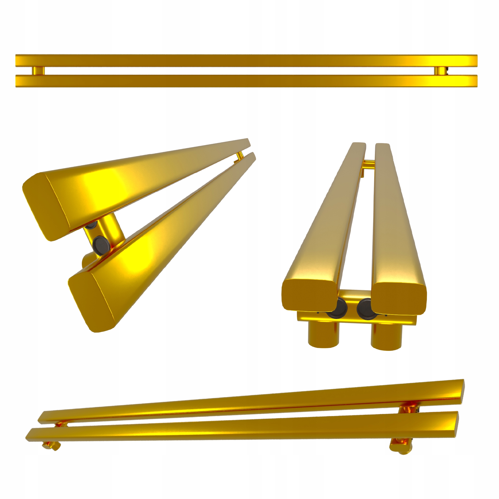 Horizontální Radiátor HORIZONT2 13x140 Zlatý