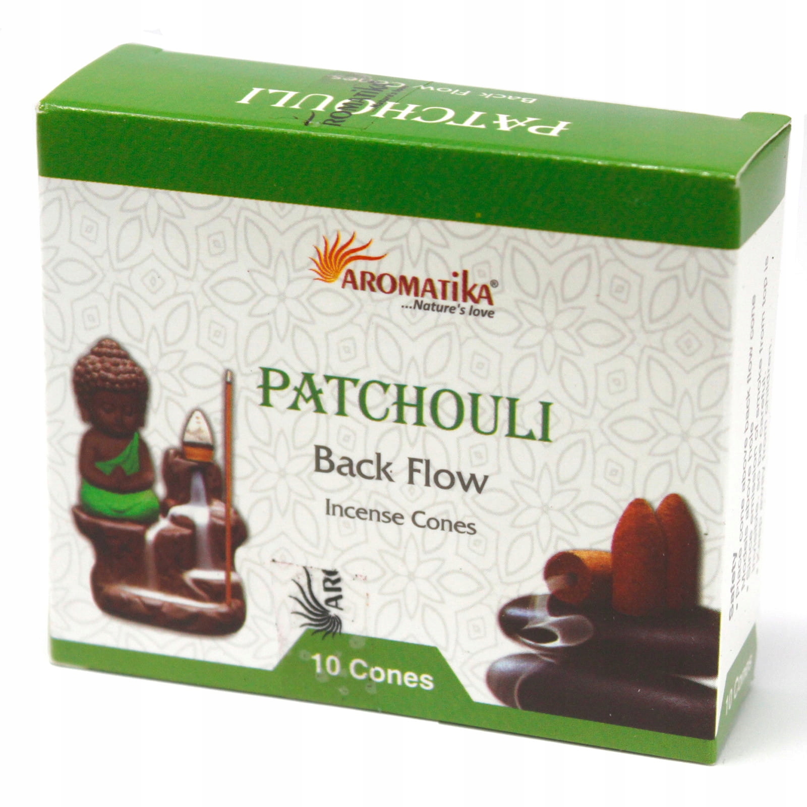 

Kadzidła stożkowe przepływ zwrotny Patchouli