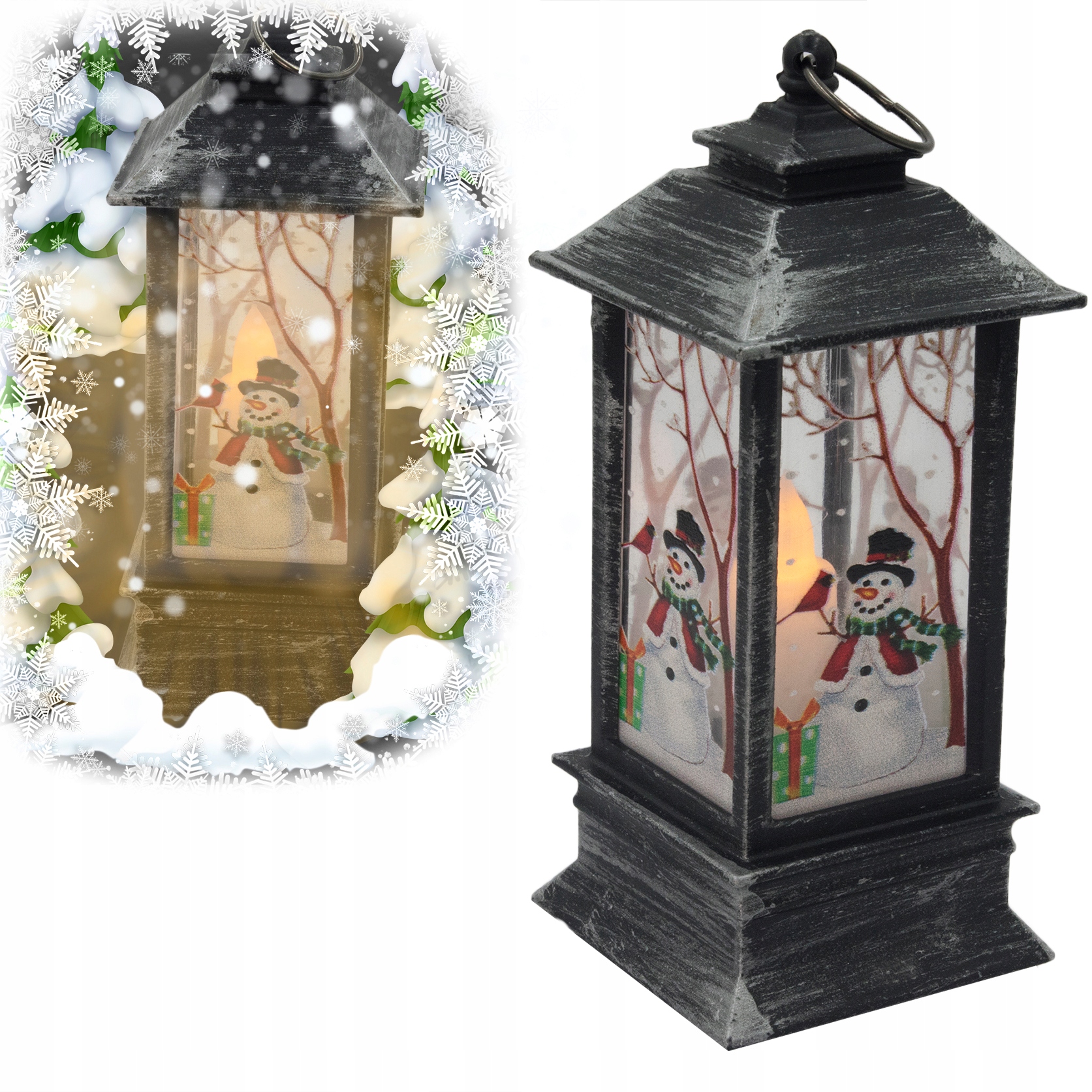 LAMPION LED LATARENKA NA ŚWIĘTA BOŻE NARODZENIE