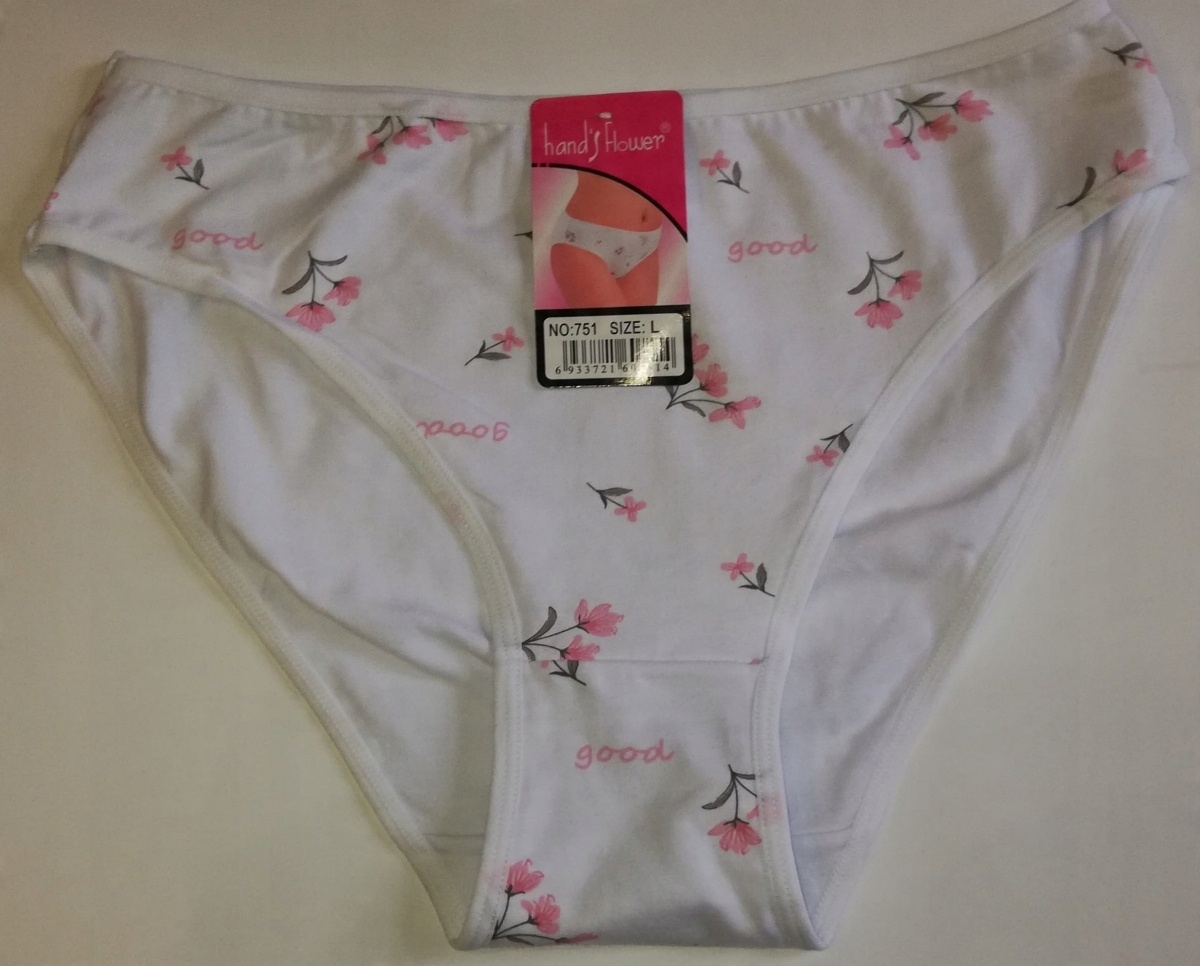 

Majtki Damskie Bawełniane Białe R: XL