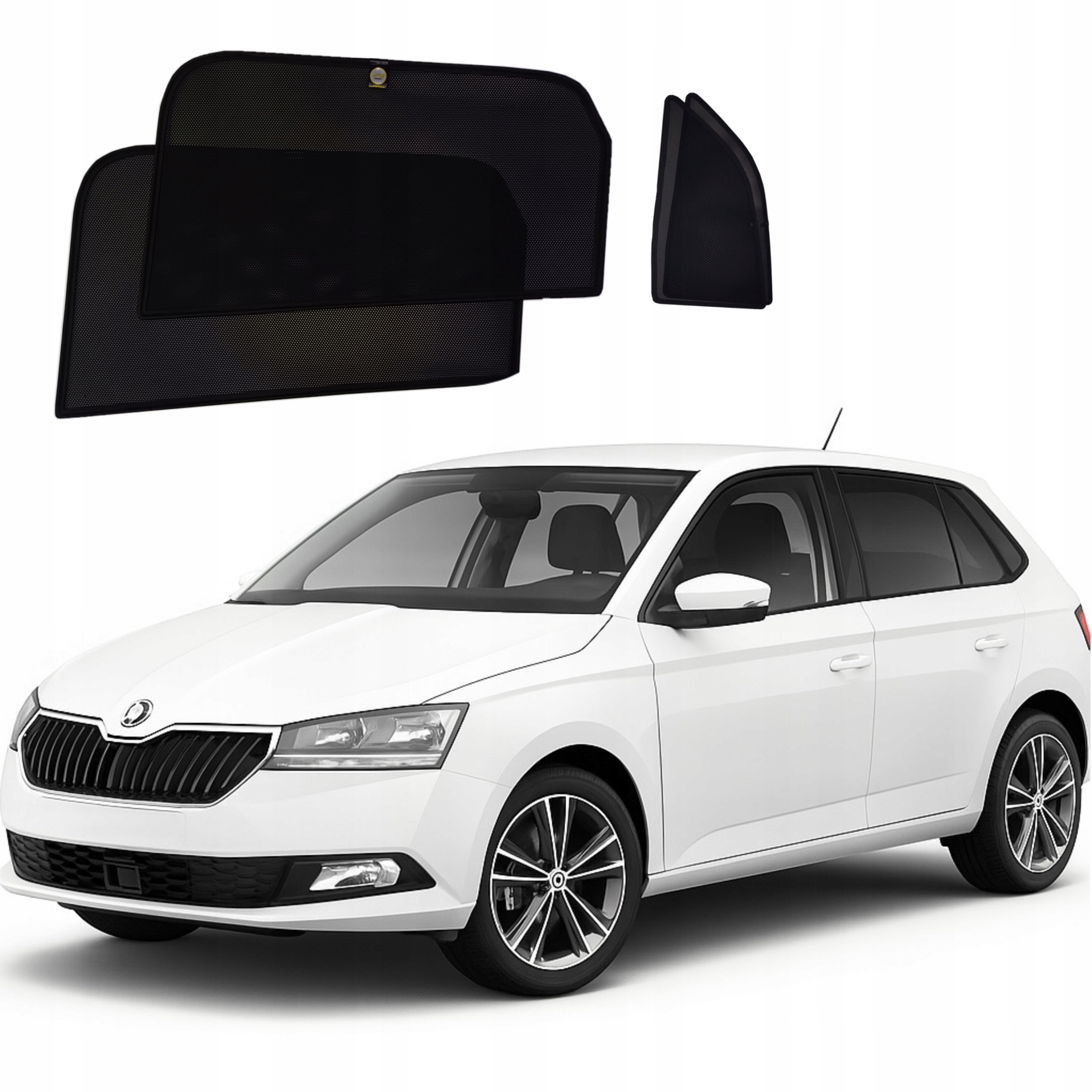 Sluneční clony na skla s magnety Škoda Rapid Spaceback
