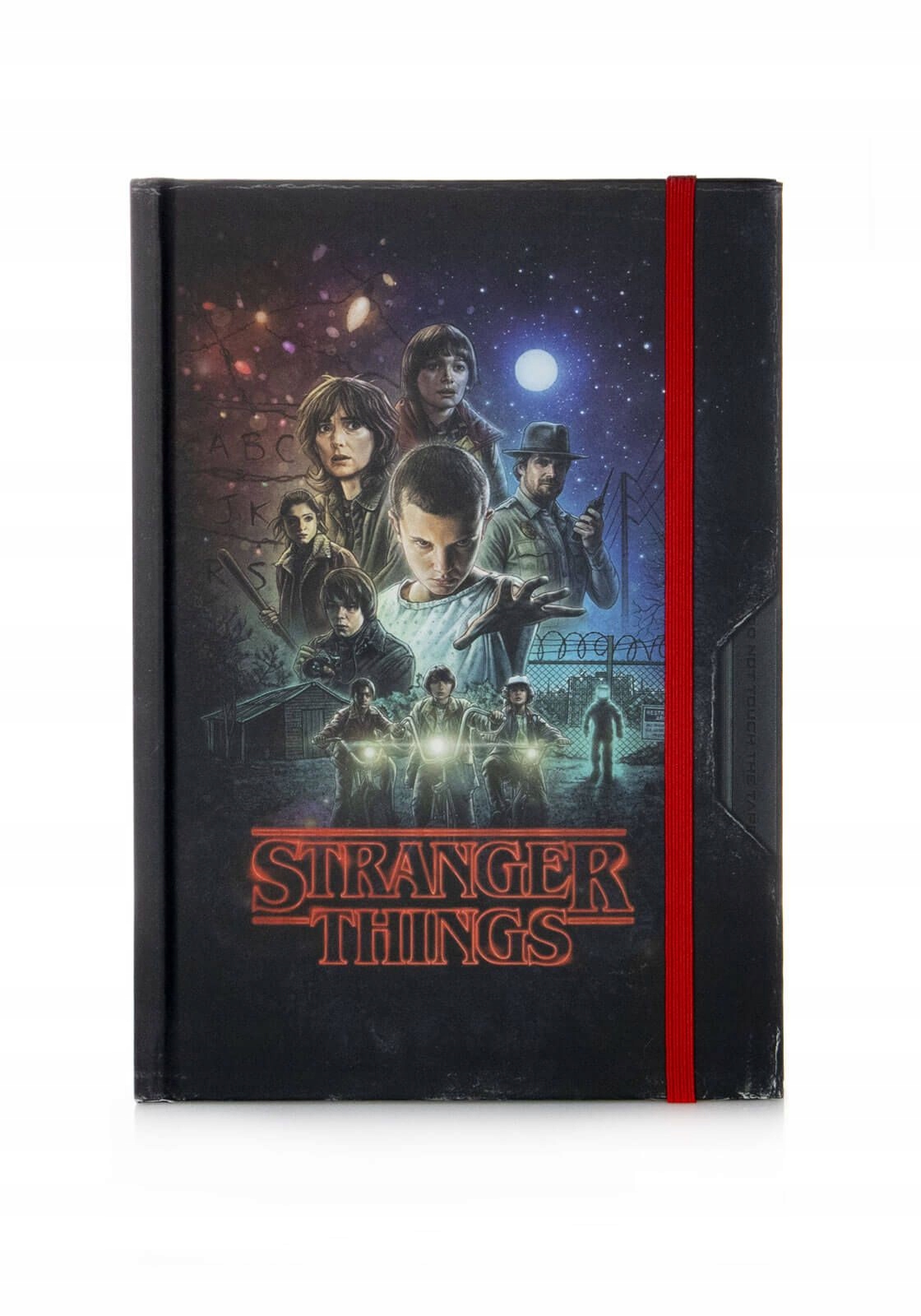 Notes A5 skóra z gumką Stranger Things Vhs 120k