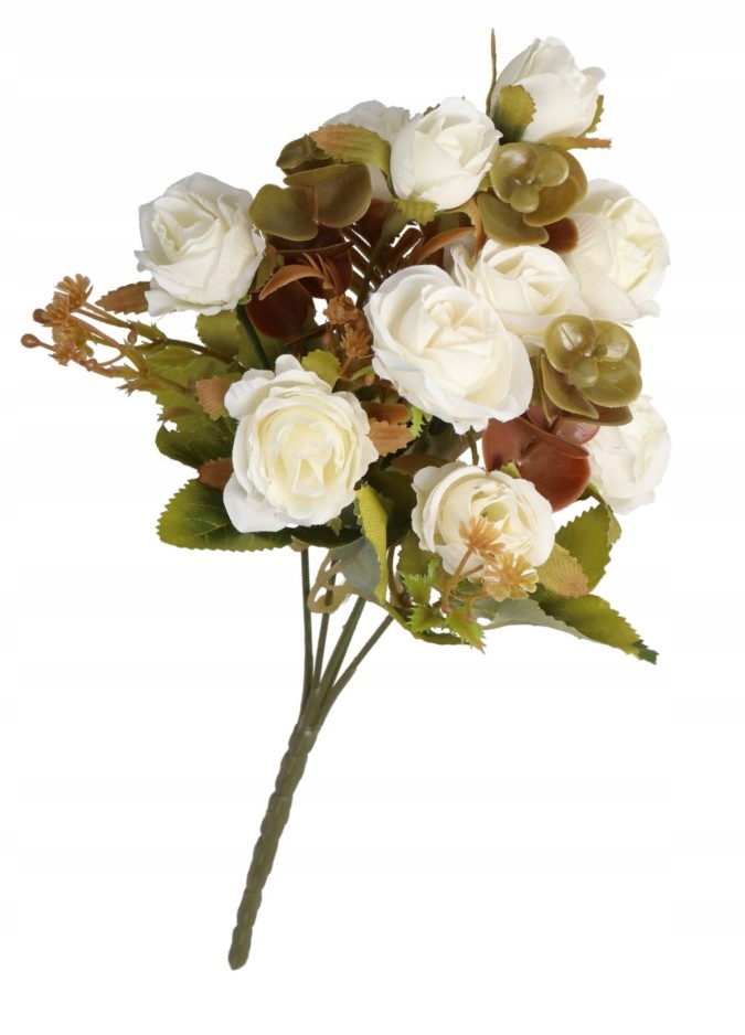 SZTUCZNE KWIATY JAK ŻYWE ROŚLINY RÓŻA RÓŻE BUKIET Marka Deko