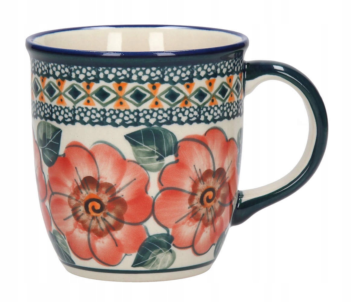 

Kubek Ceramiczny Dek. 124 Art. Bolesławiec 400 ml