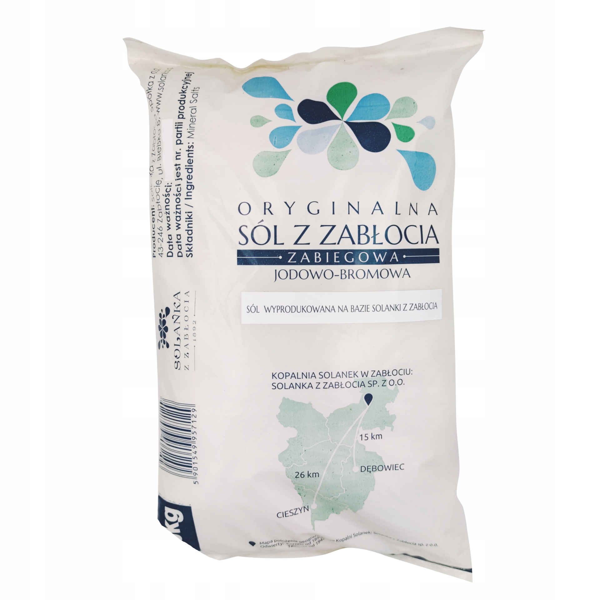 

Sól Zabiegowa Jodowo-bromowa Z Zabłocia 25KG Natur