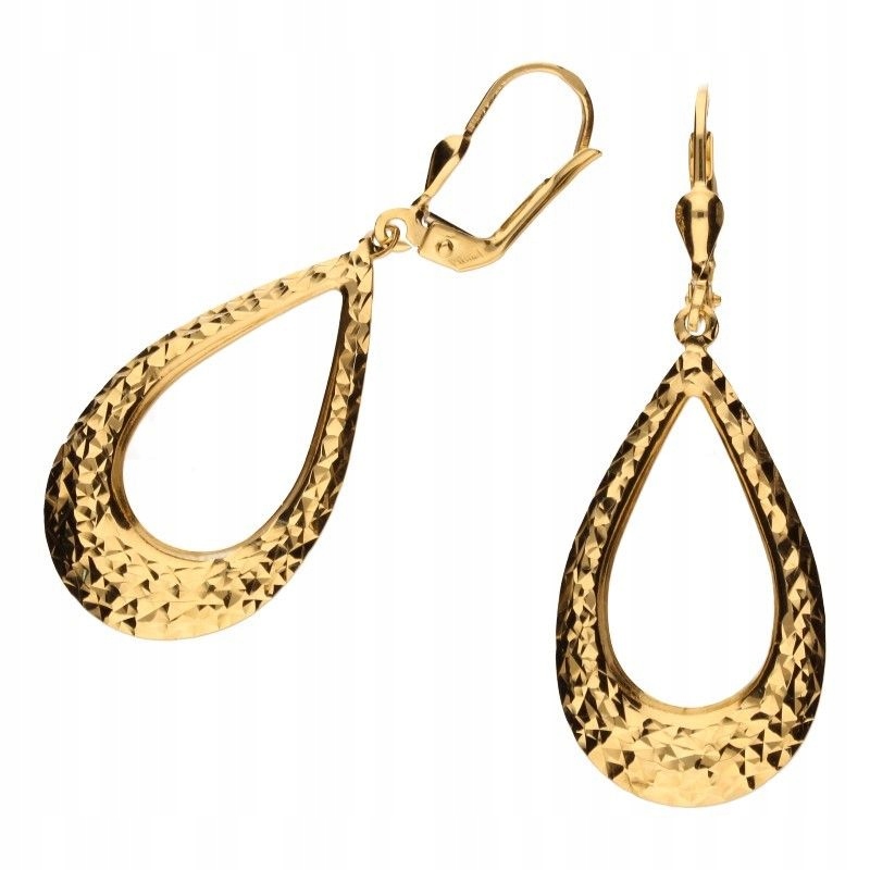 Zlaté Náušnice pr. 585 14 karátů KZ59