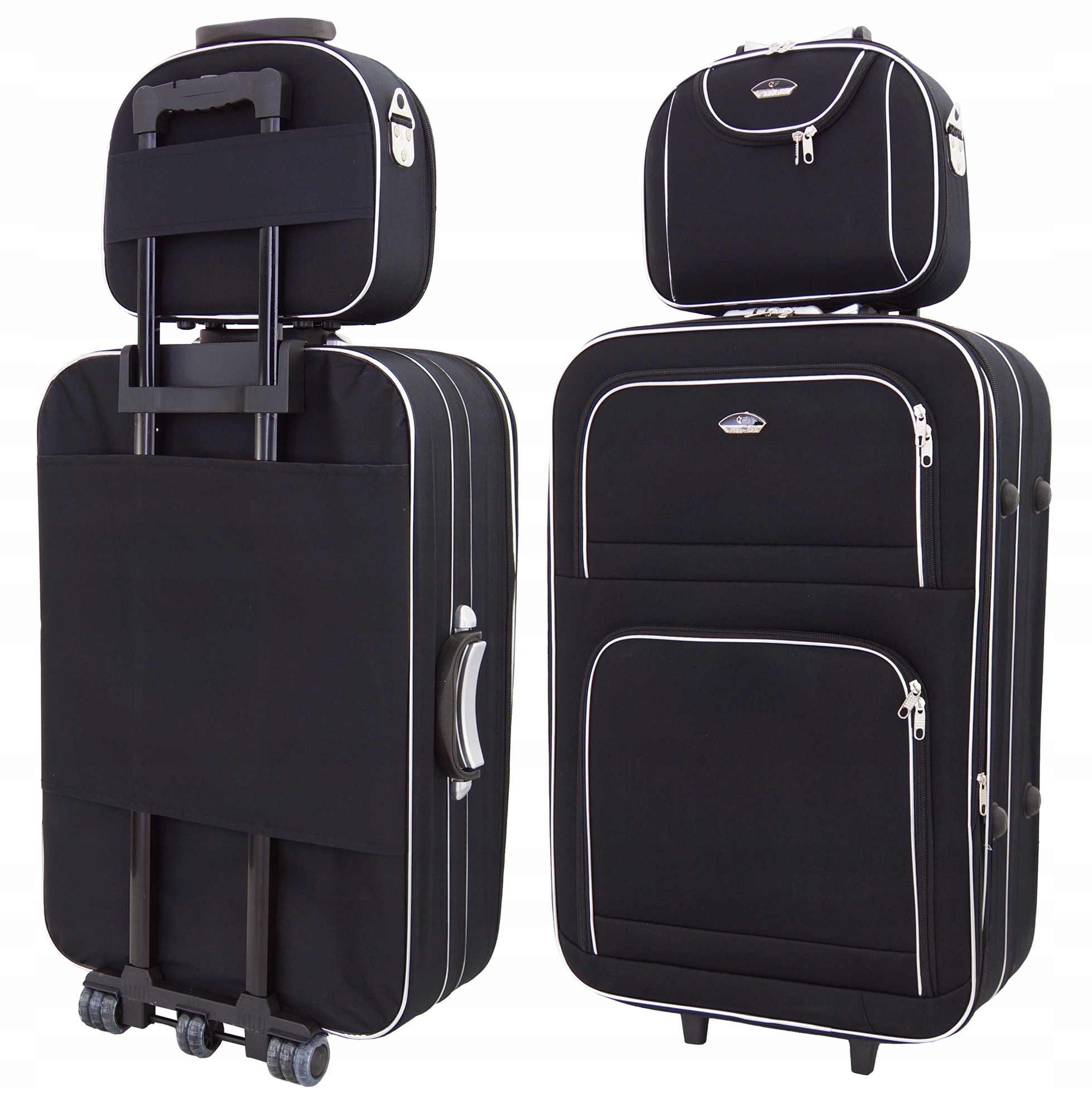 ZESTAW WALIZEK 2w1 BAGAŻ 901 WALIZKA DUŻA+KUFER