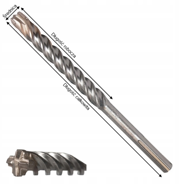 

Wiertło sds-max Makita Nemesis 40/ 920mm