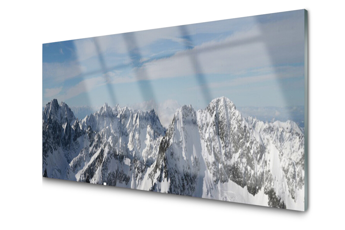 

Panel szklany dekoracyjny Góry Szczyty 100x50