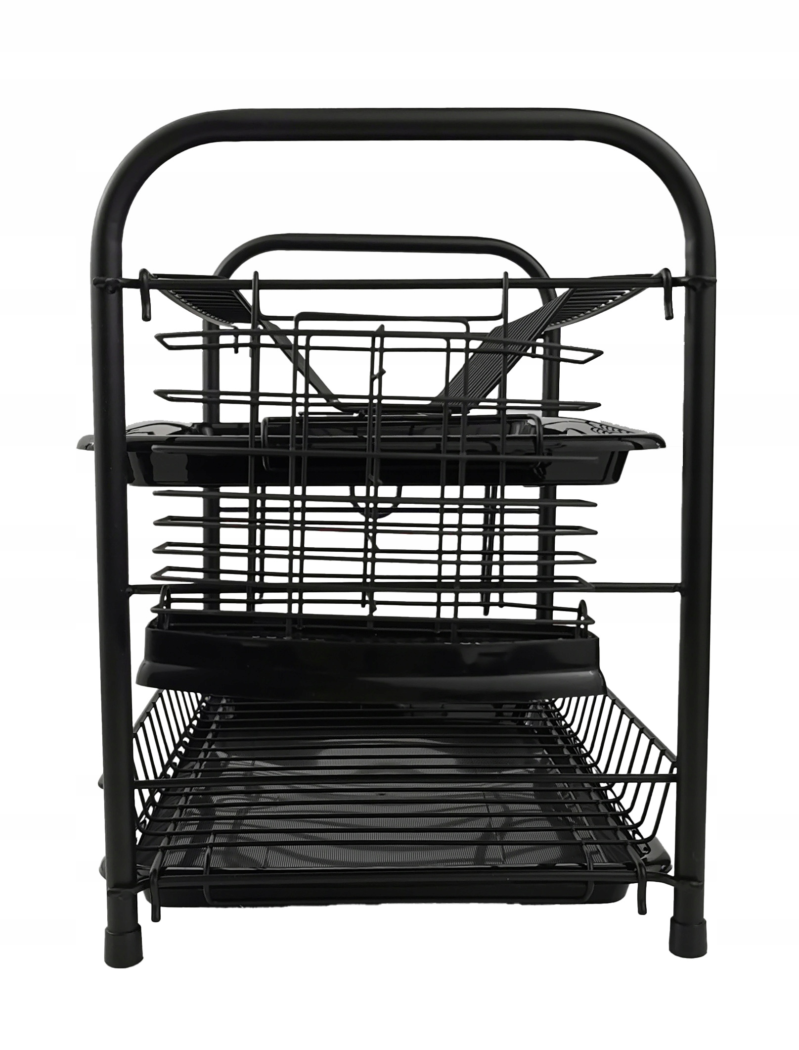 SUSZARKA DO NACZYŃ STOJĄCA OCIEKACZ Z TACKĄ CZARNA DWUPOZIOMOWA WZ1 Kod producenta 20178