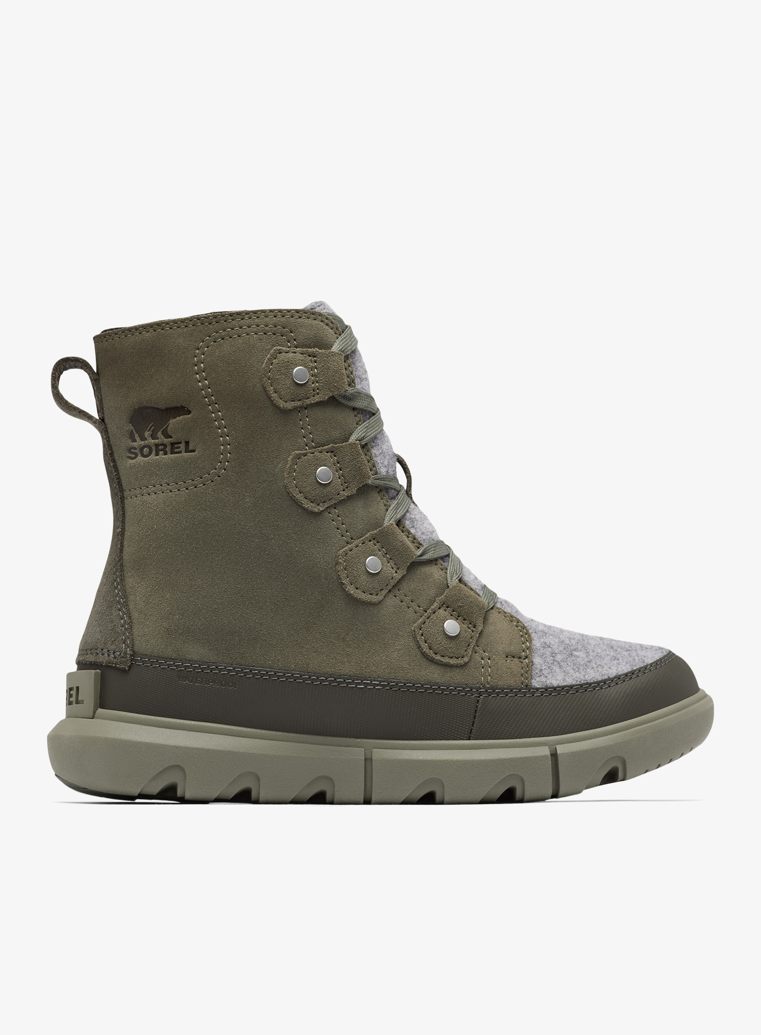 Dámské zimní boty Sorel Explorer Next Joan Wp stone green/tundra (36,5)