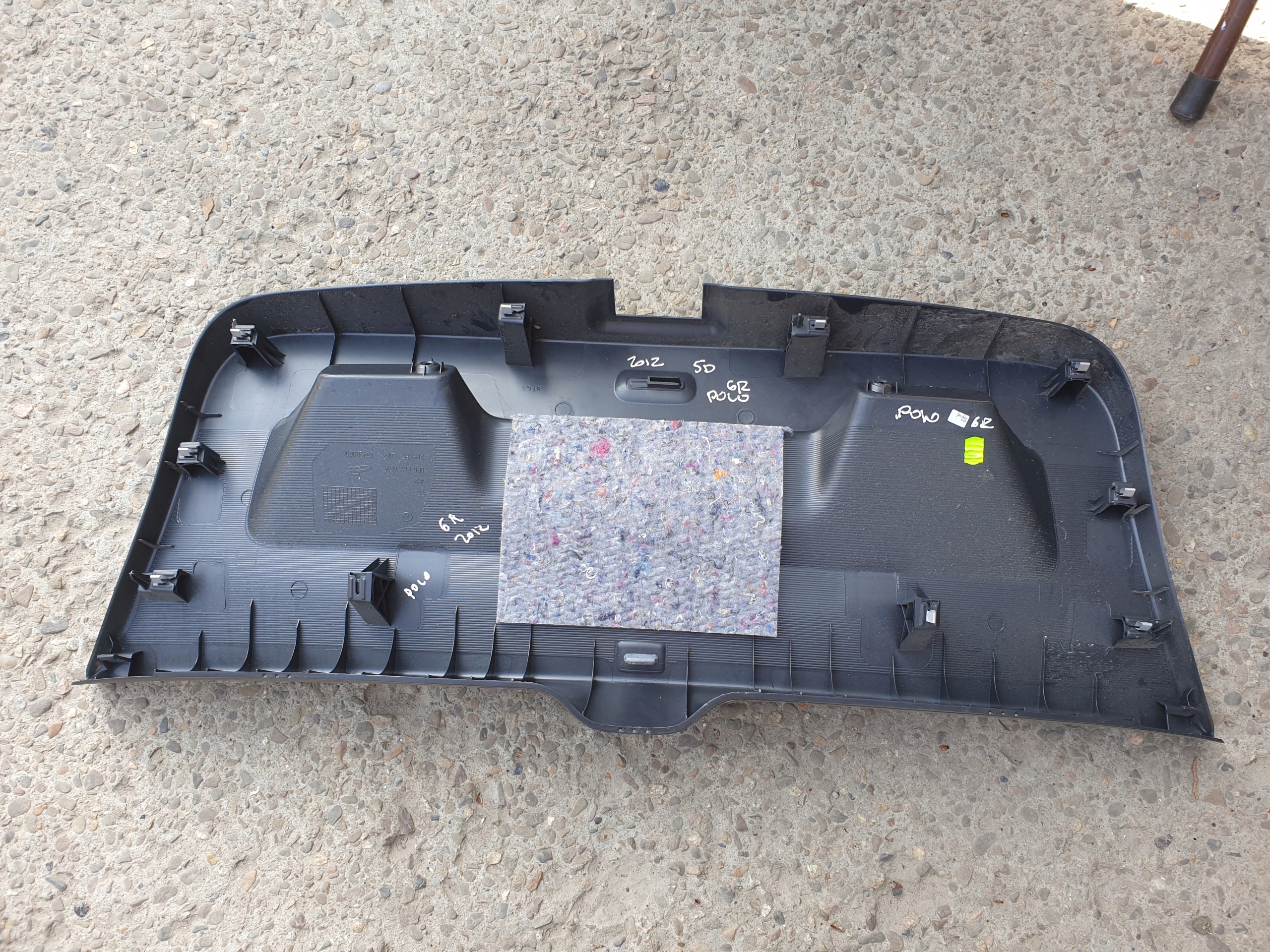Blende Abdeckung heckklappe Abdeckung VW POLO 5 V 6R 6R6867601A