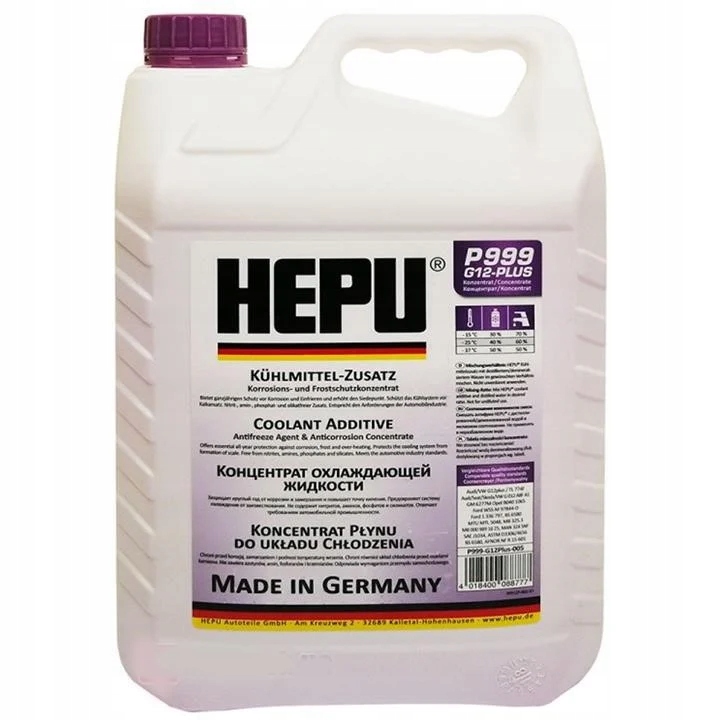 

Hepu P999-G12PLUS-005 G12+ fioletowy koncentrat 5l