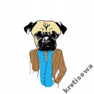 

Męska Kolory Koszulka Mops Mopsy Pug Pugs m8h