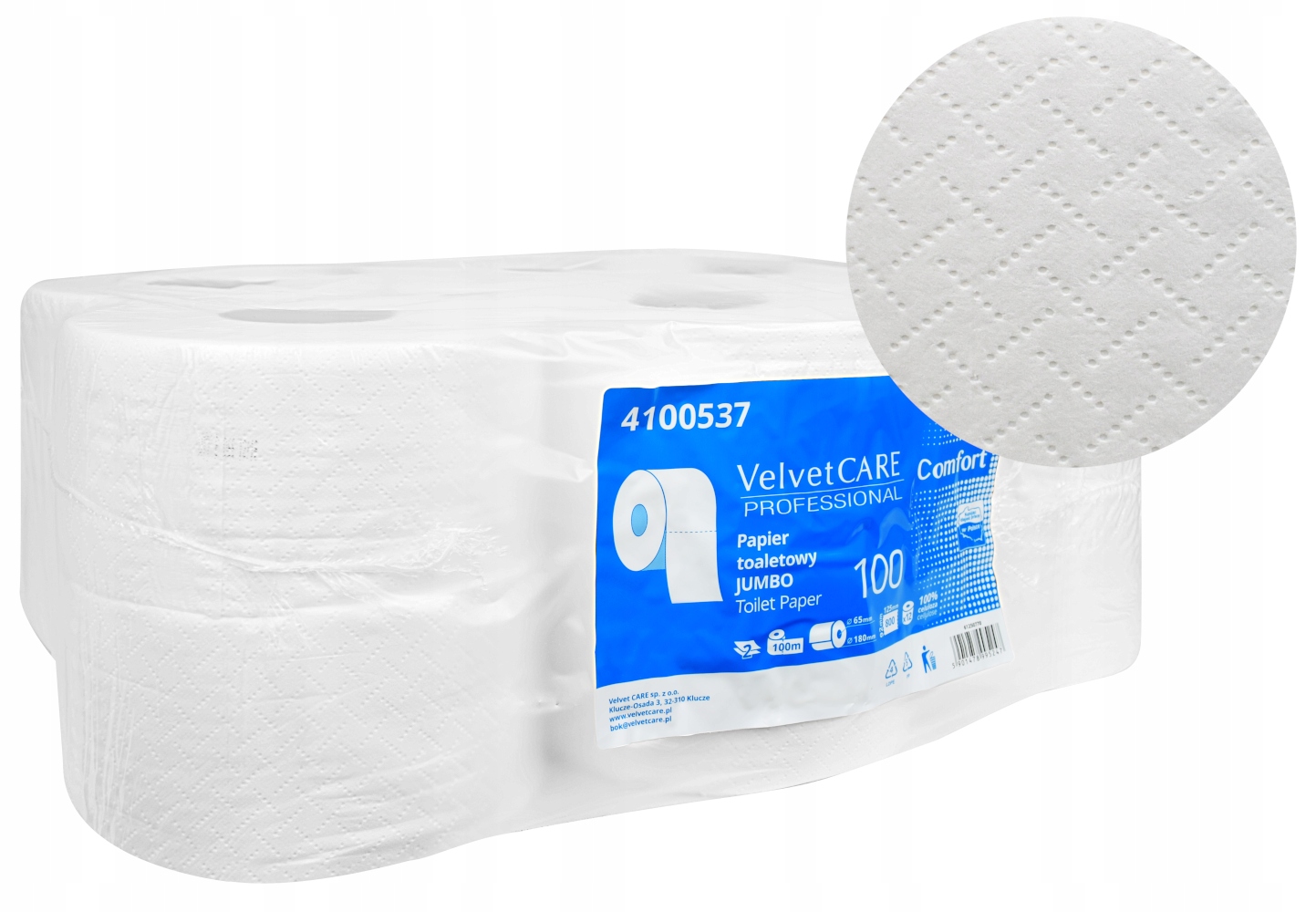 

Velvet papier toaletowy Jumbo 12 rolek celuloza