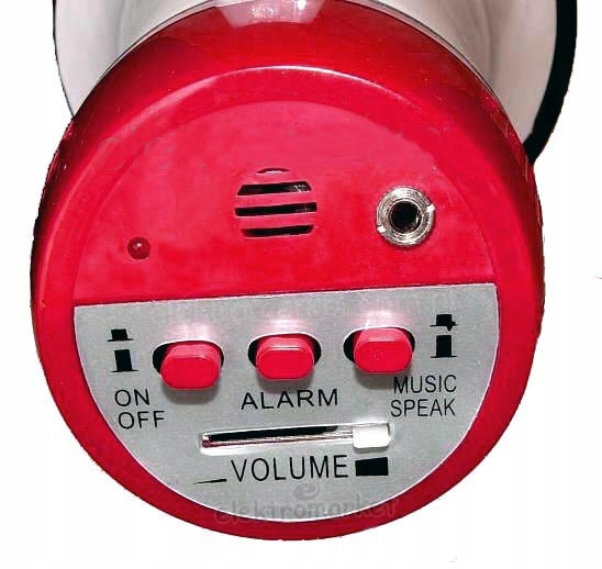 MEGAFON PRZENOŚNY 20W TUBA SZCZEKACZKA DH-10 dwa mikrofony Kod producenta DH10