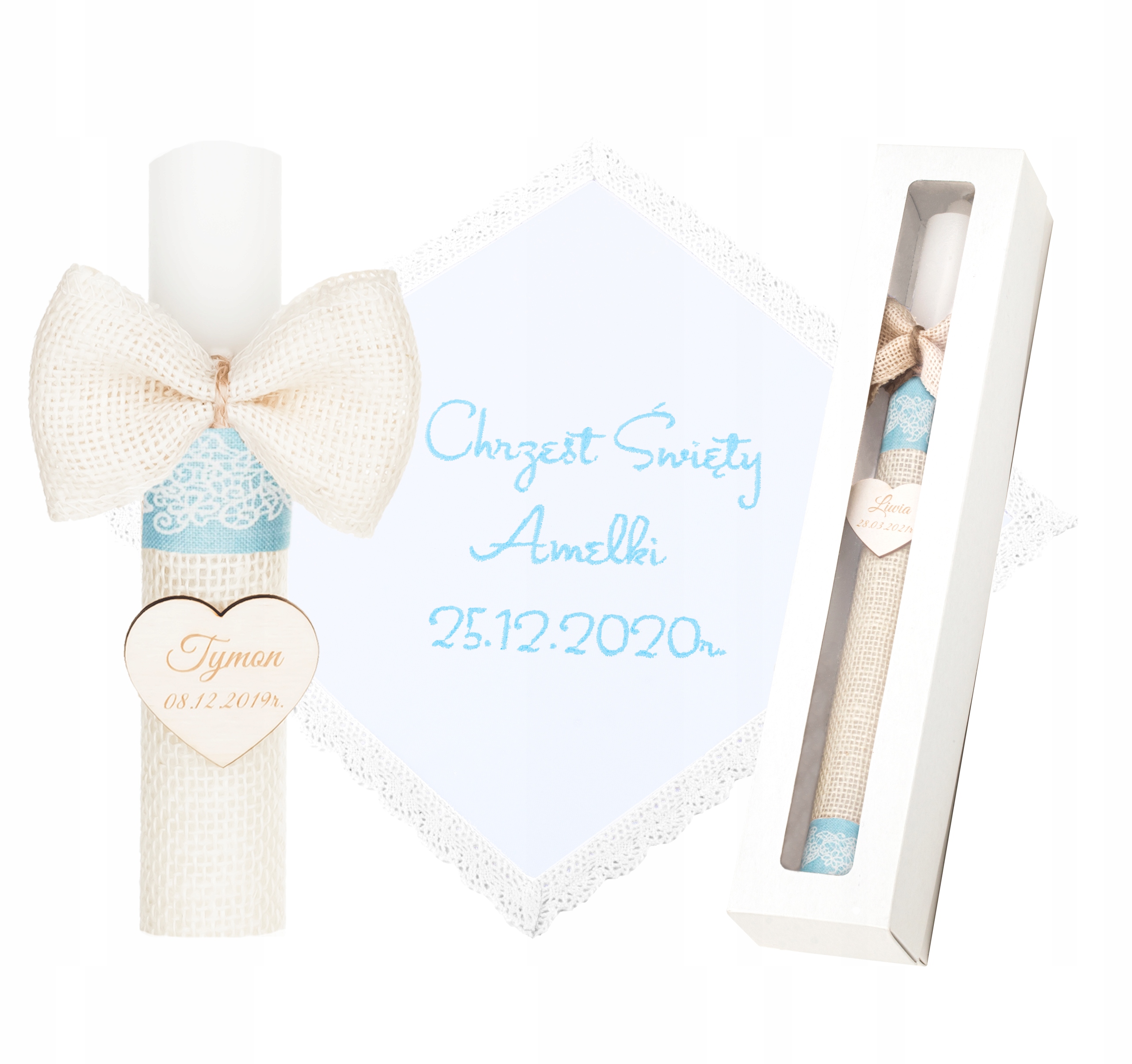 

Świeca Na Chrzest Szatka Do Chrztu Haft