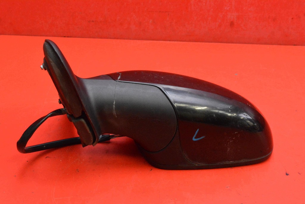 mirror left black, EU 010763 SEAT LEON 1 and 99-05 5 PIN