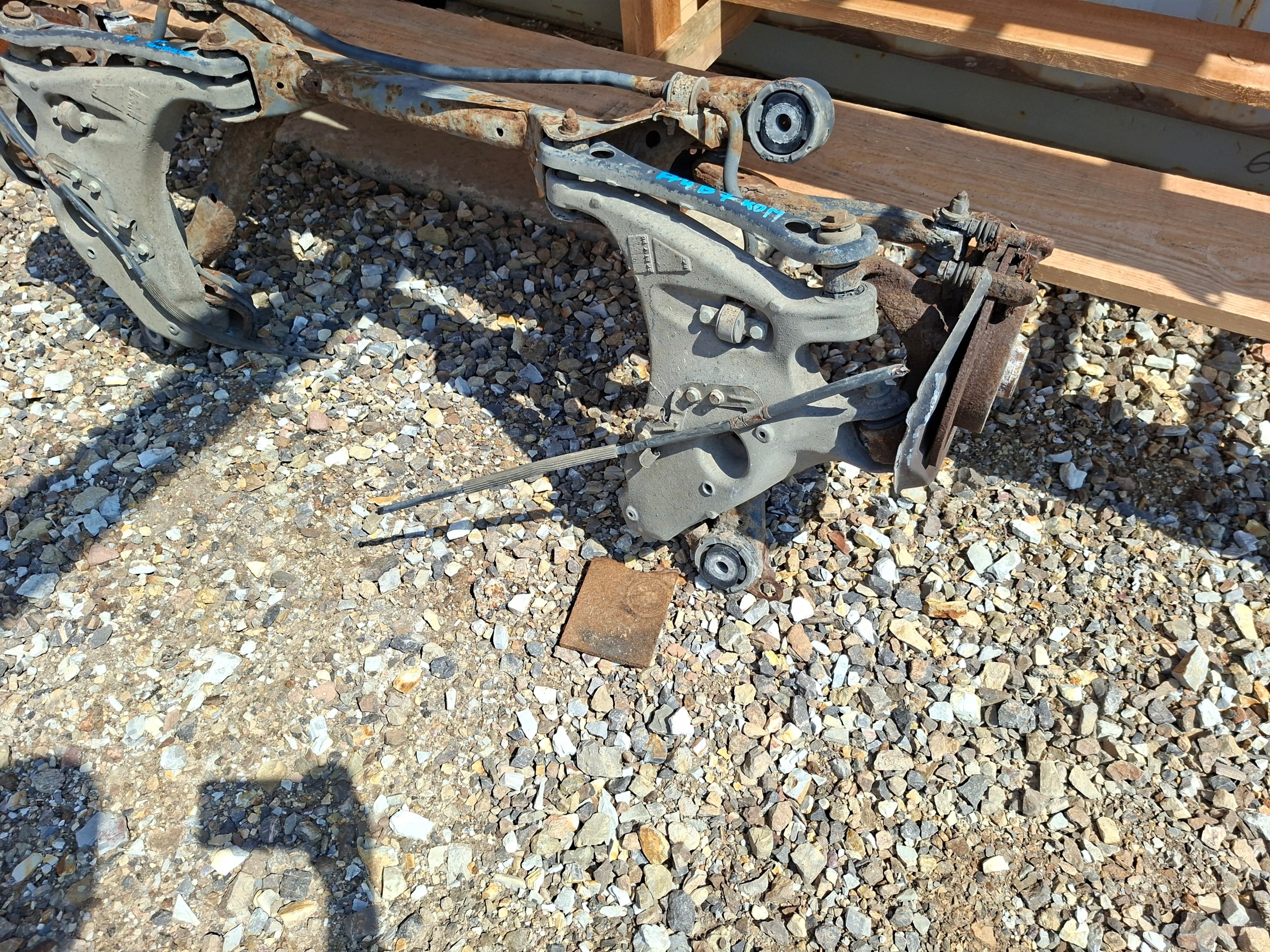 AUDI A4 B7 04-07r sider subframe TRAWERSA springing rear part rear complete