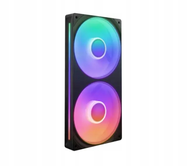 Zestaw wentylatorów Nzxt F240 Rgb Core 2x 120mm 2400 obr/min 2 szuki Czarny