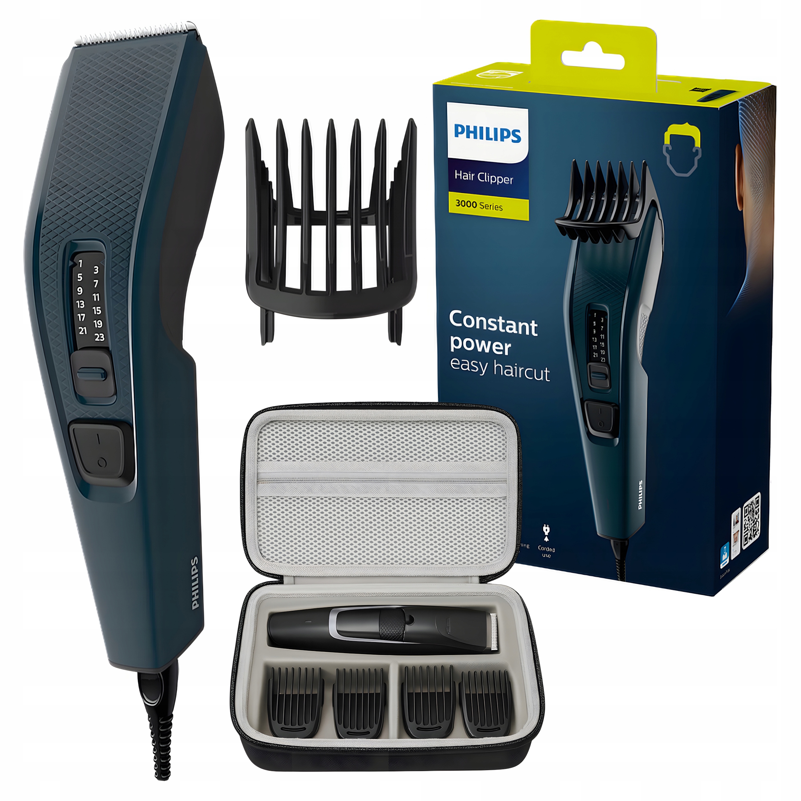 Elektrický strojek na vlasy Philips Hairclipper 3000 HC3505/15 Pouzdro