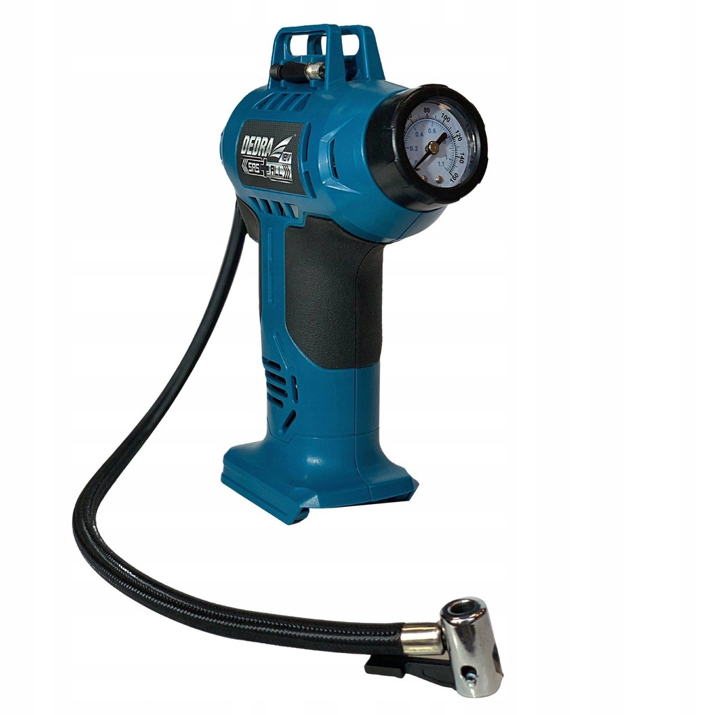 Bezolejový pištoľový kompresor s akumulátorovou pumpou Dedra DED7078 11 bar