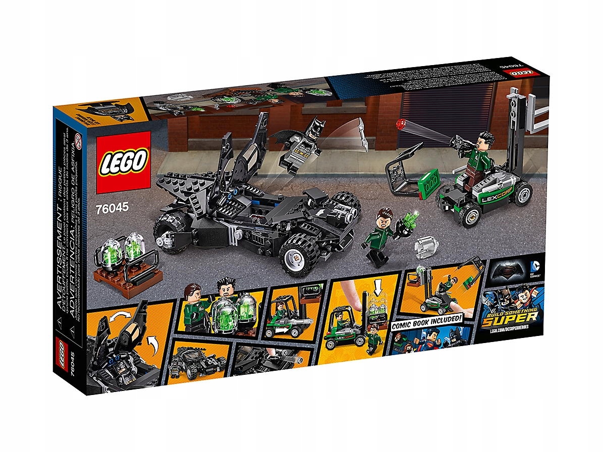 Lego DC Comics Heroes Przechwycenie kryptonitu 76045