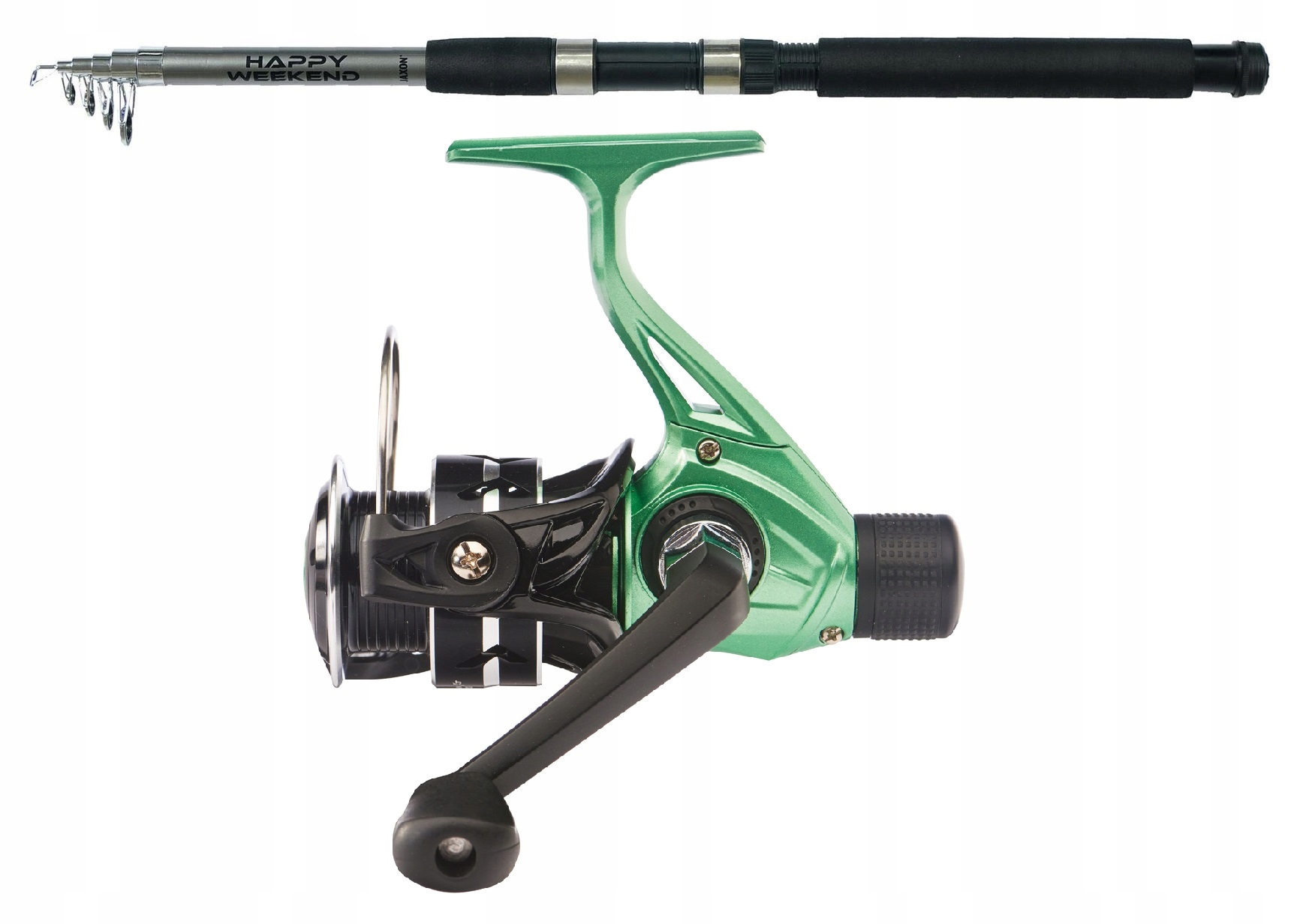 Zestaw wędkarski spławikowy Wędka Teleskopowa Jaxon Kołowrotek