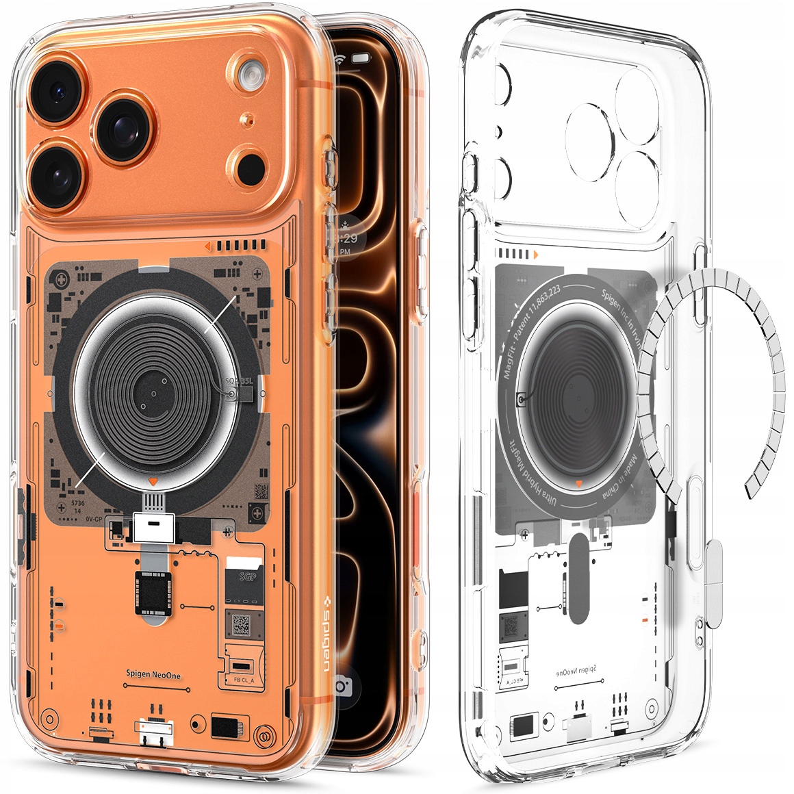 Pouzdro pro iPhone 17 Pro Max, Spigen Ultra Hybrid Mag, stylové pouzdro MagSafe