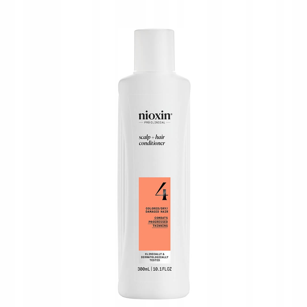 Nioxin Systém 4 kondicionér barvené a suché vlasy poškozené a vypadávající 300 ml