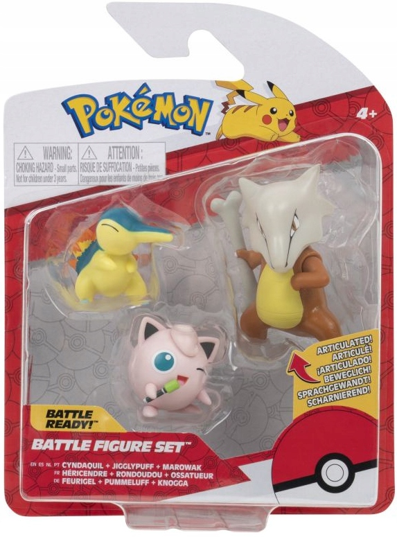

Figurki Pokemon 3-PAK Marowak Cyndaquil Jigglypuff