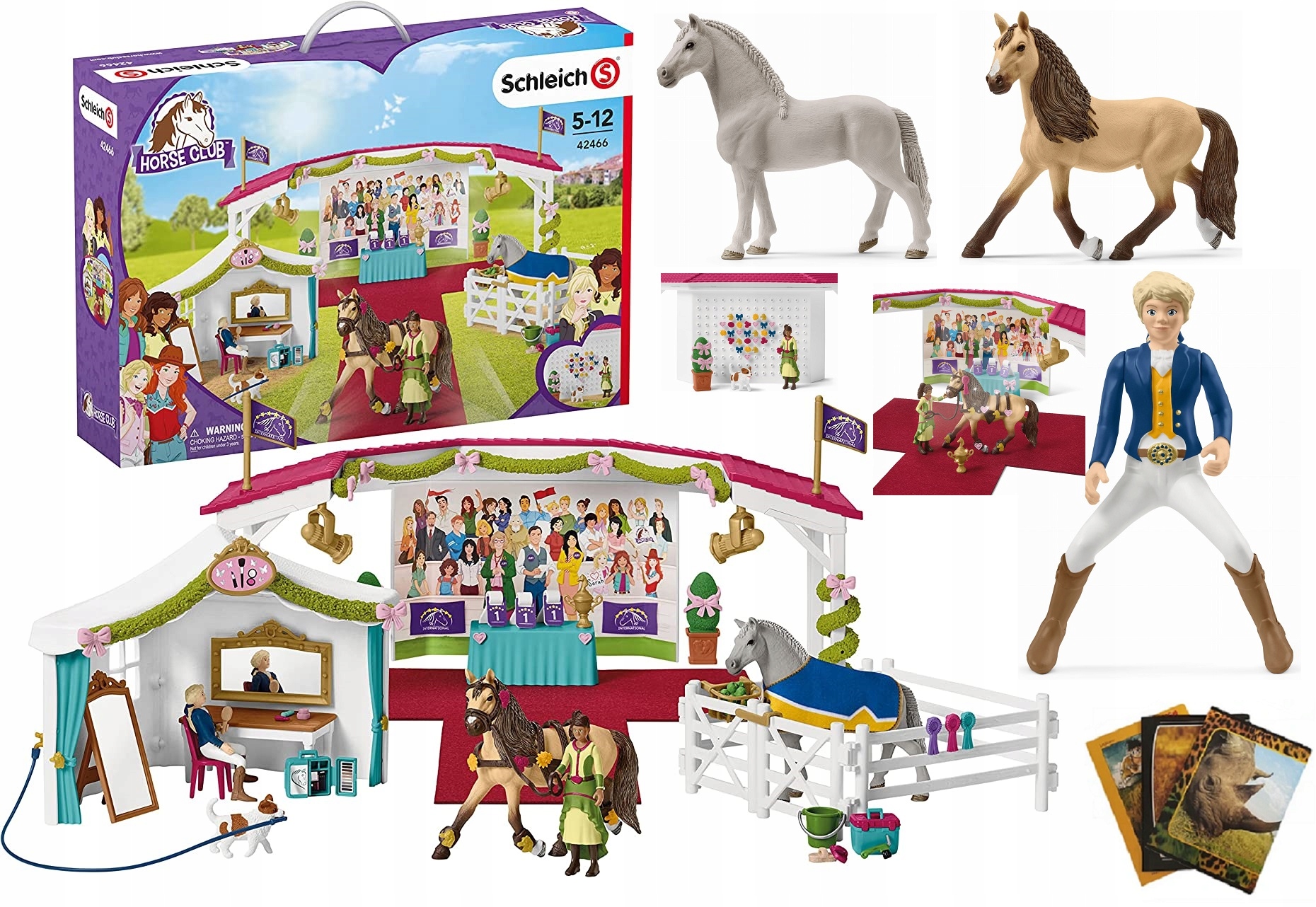 

Schleich Wielki pokaz koni 42466 Stajnia Jeździec