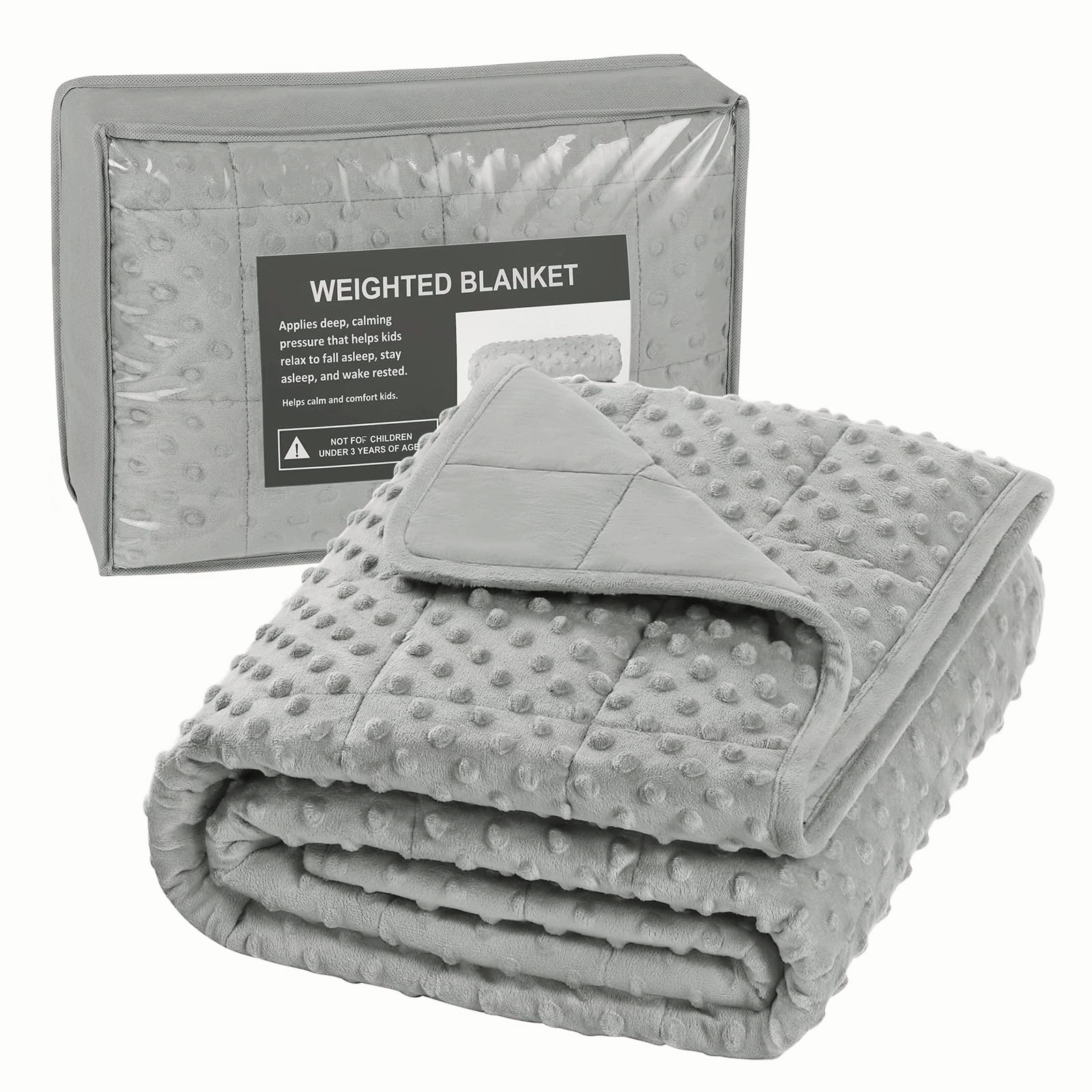 Zátěžová Deka 3 Kg 105 X 150 CM Oboustranná Bavlna Minky Relax
